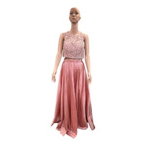 Sherri Hill Blush NWT Pink Two-Piece Gown – New With Tags